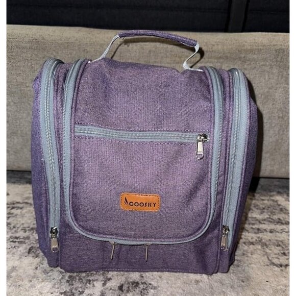 New Hanging Travel Toiletry Bag for Women and Men, 6 Organizer Compartments - Picture 1 of 2